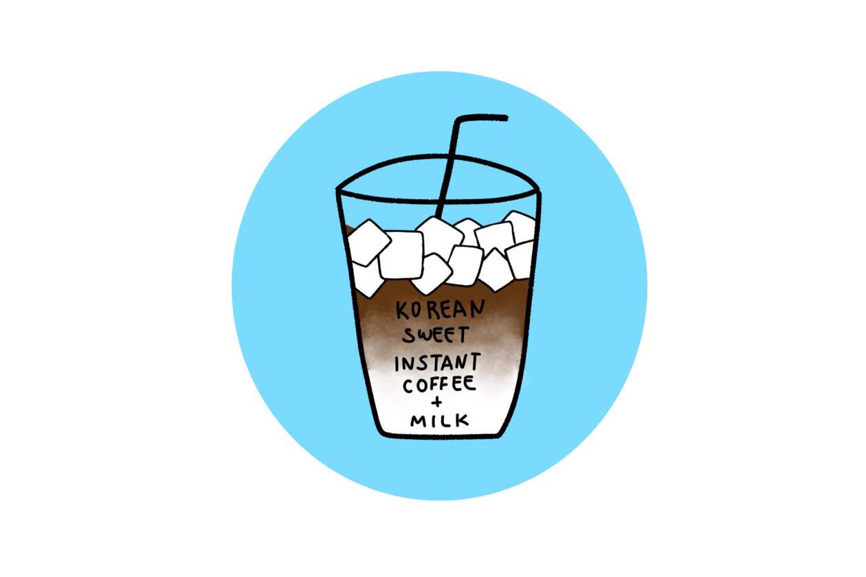 Iced Korean latte