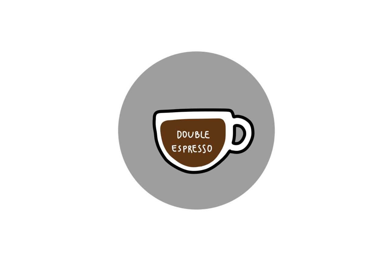 Espresso doppio