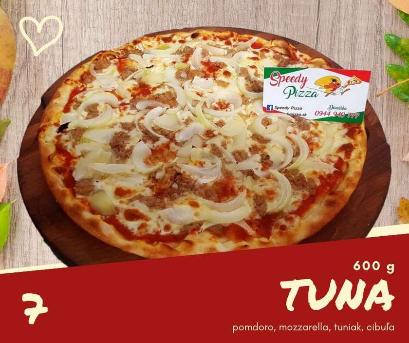 Tuna pizza