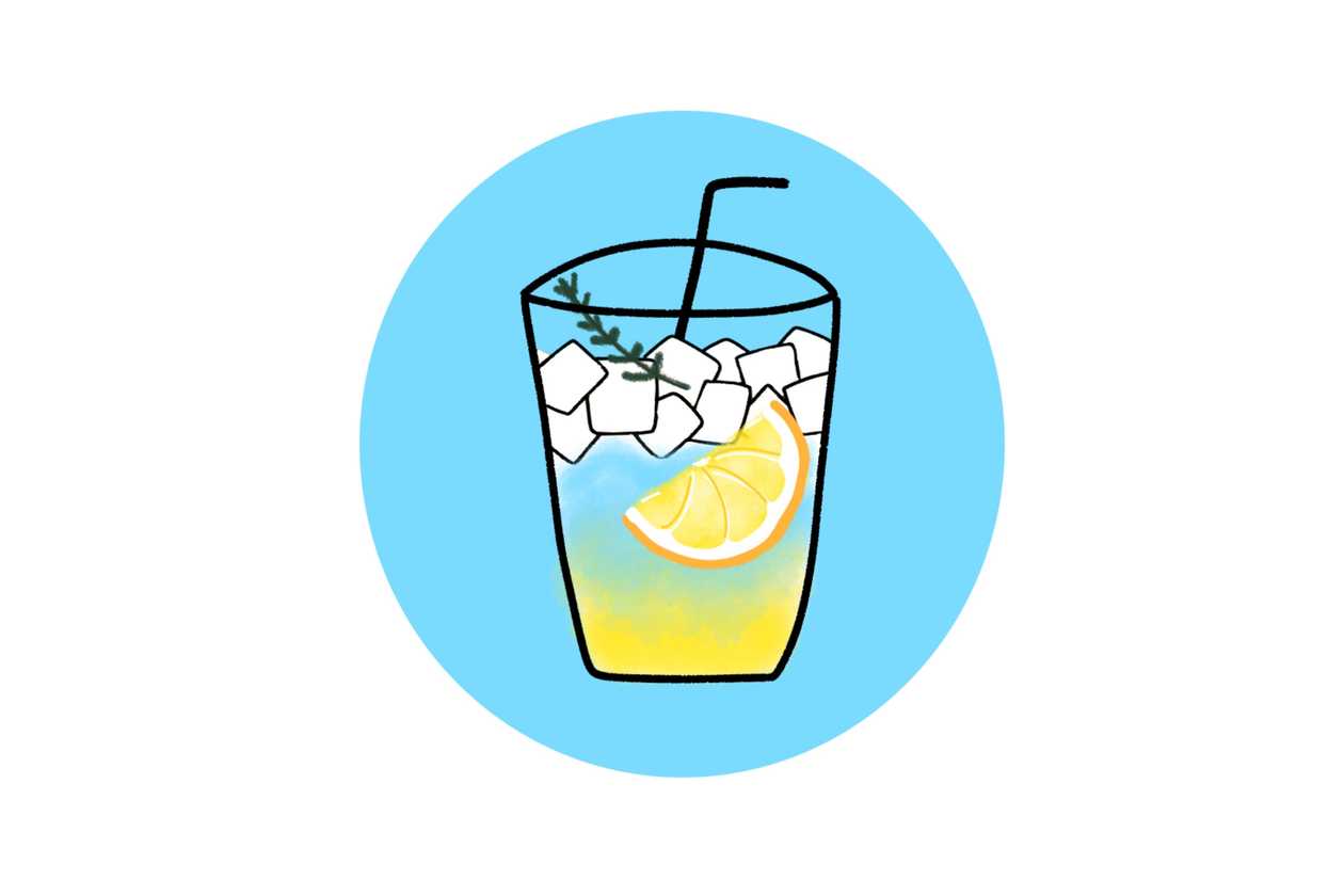 Iced lemon tea