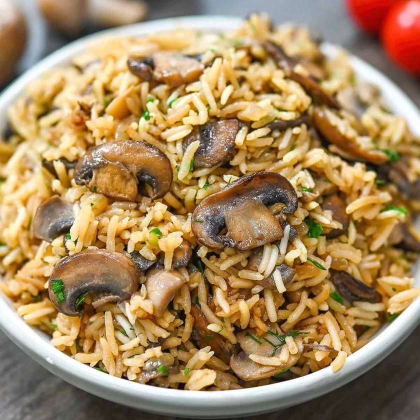 Arroz de Cogumelos