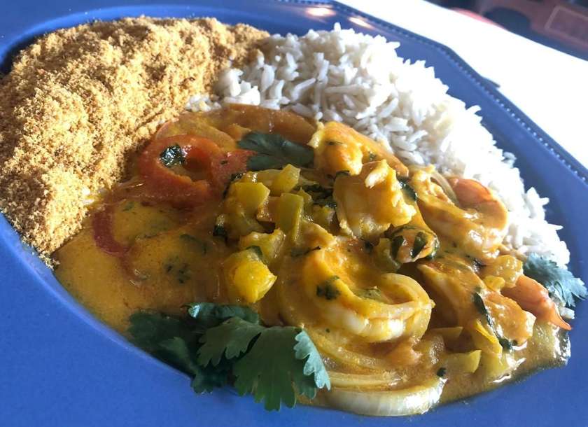 Shrimp and Hearts of Palm Moqueca