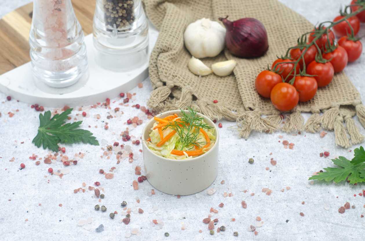 White cabbage salad