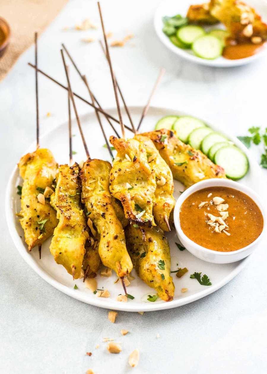 7.Thai Satay chicken
