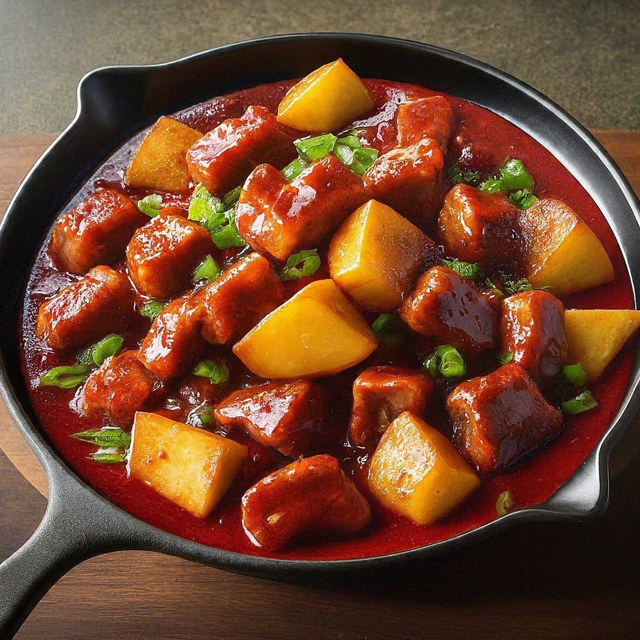 68.Crispy Pork With Potato