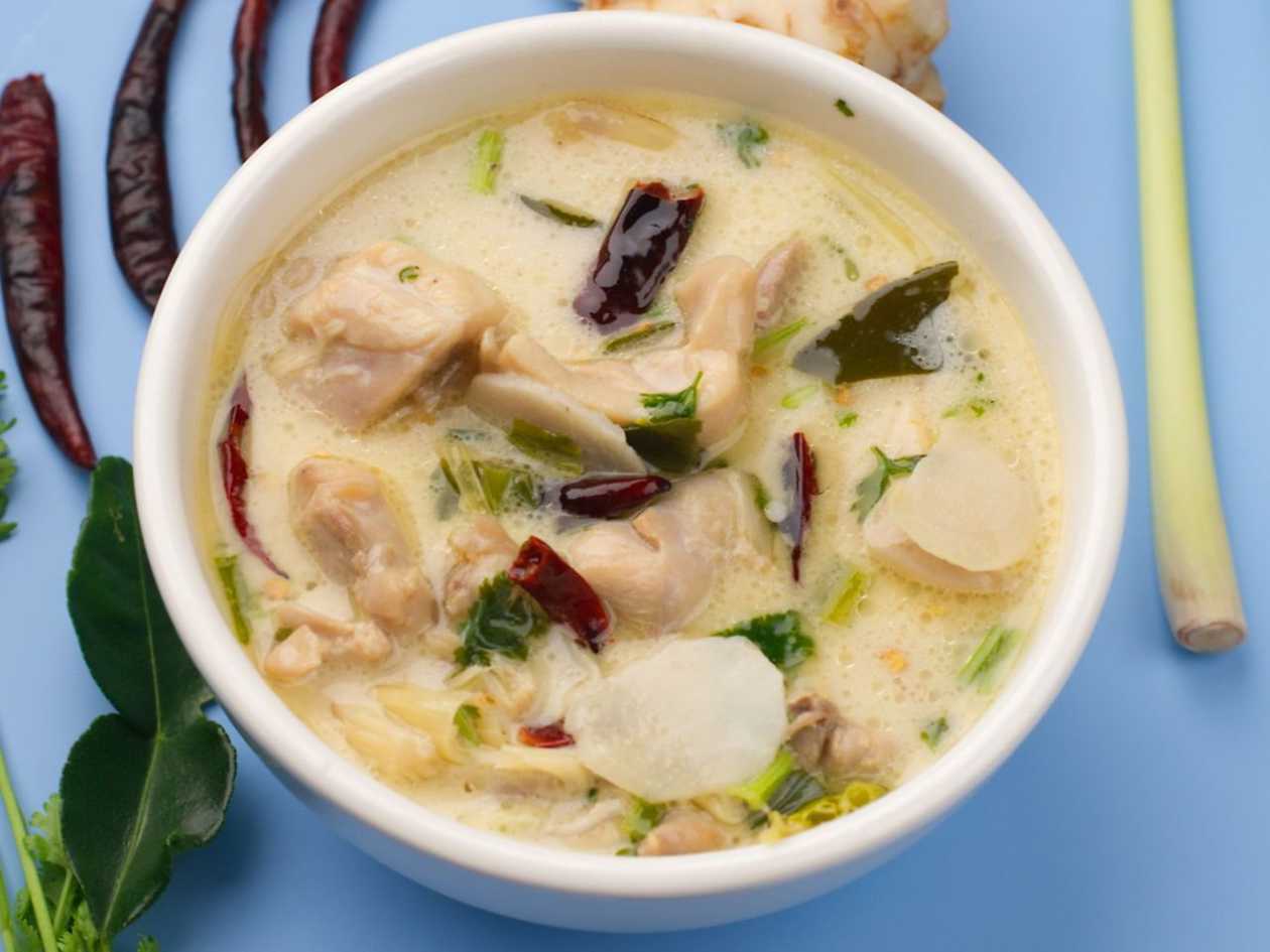 30.Tom Kha With Chicken