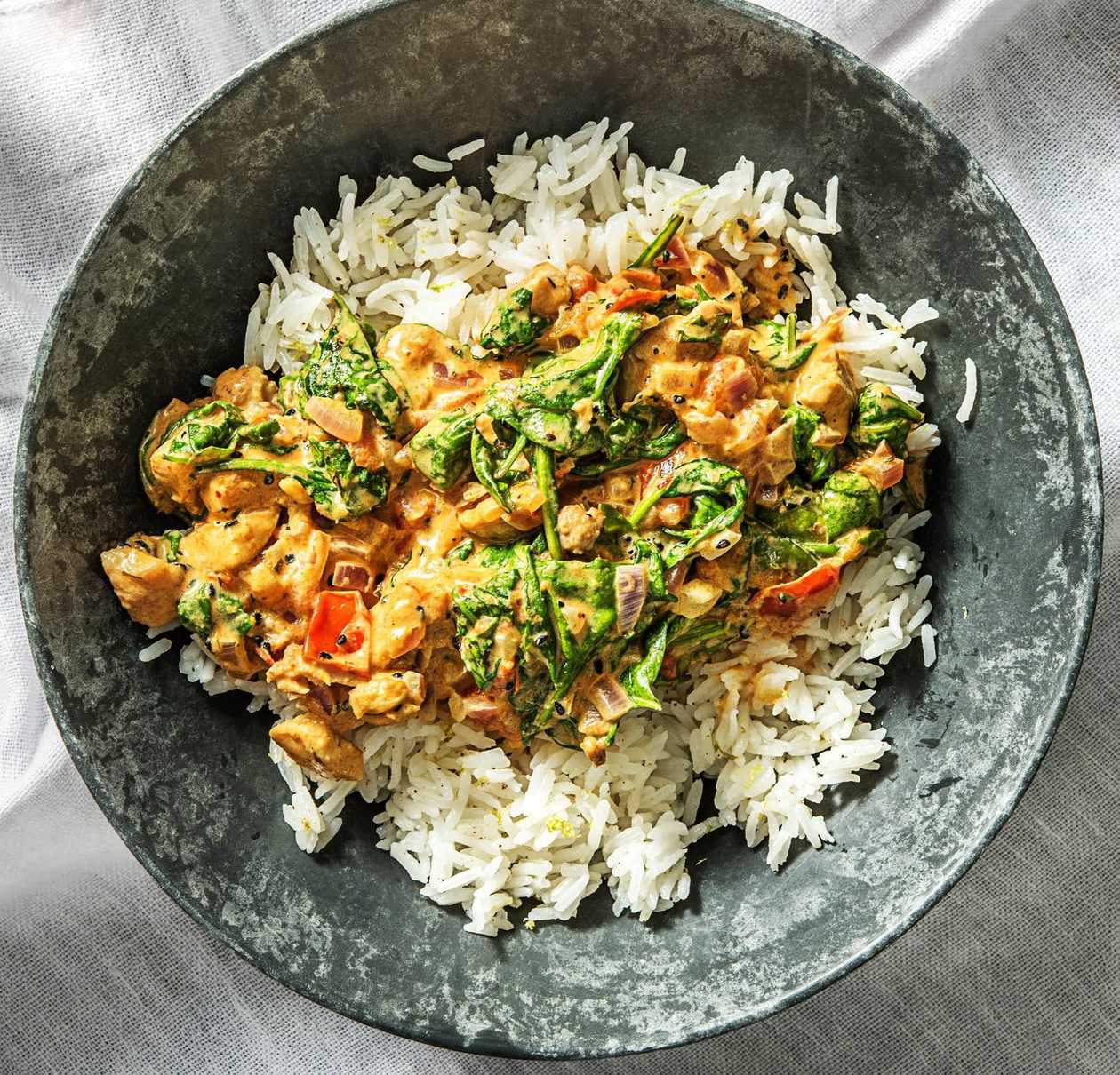 GOA  CHICKEN CURRY +BASMATI RICE