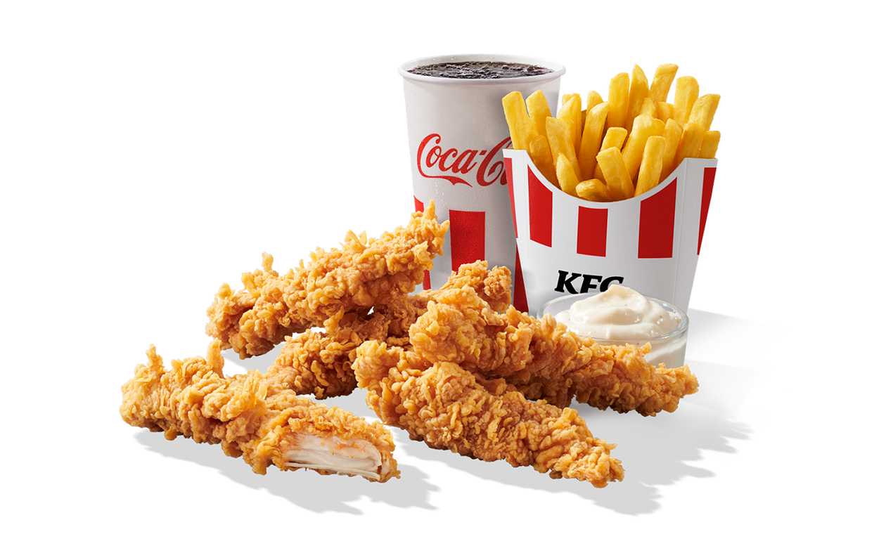 Meniu 5 crispy strips®