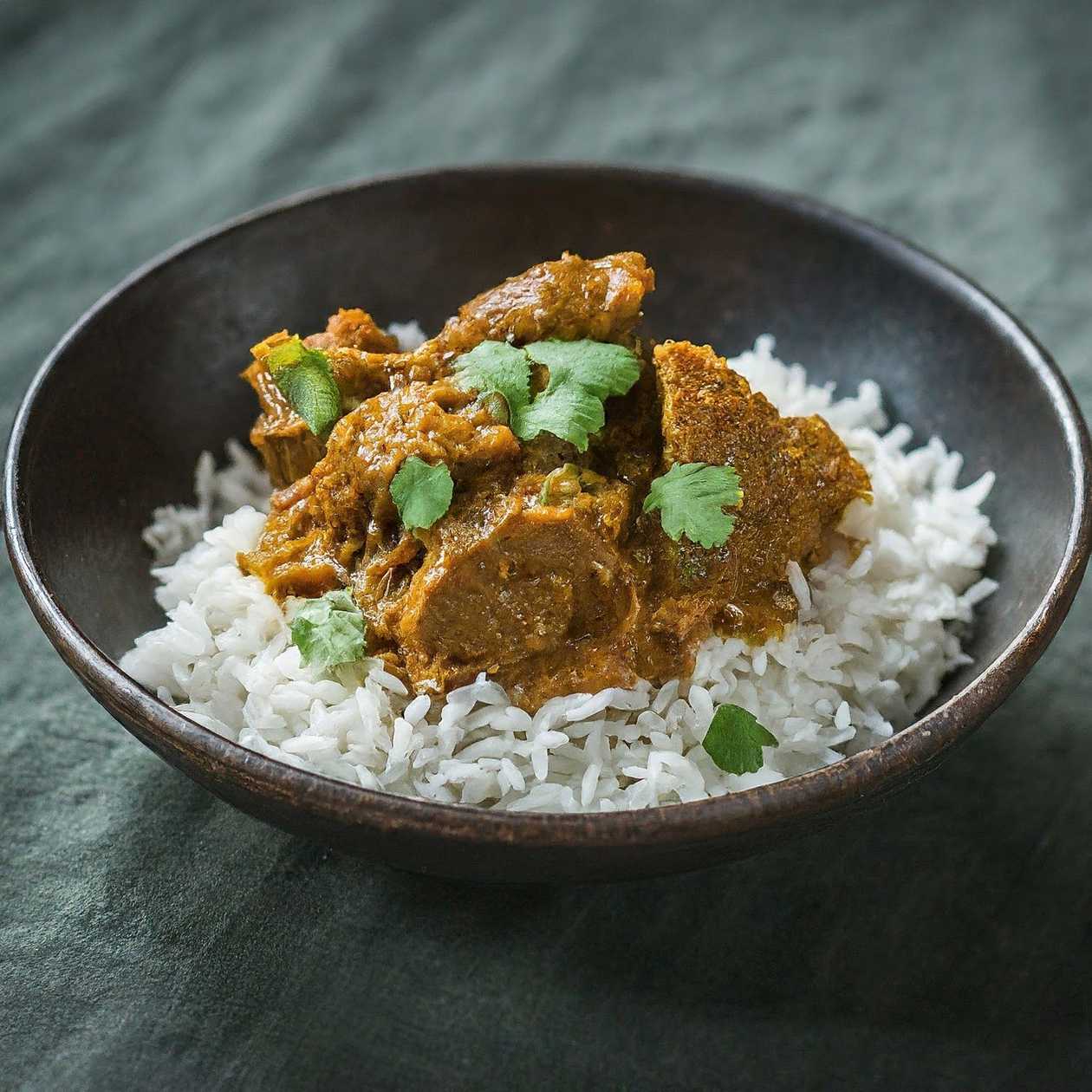 GOA  LAMB CURRY INDIAN +BASMATI RICE