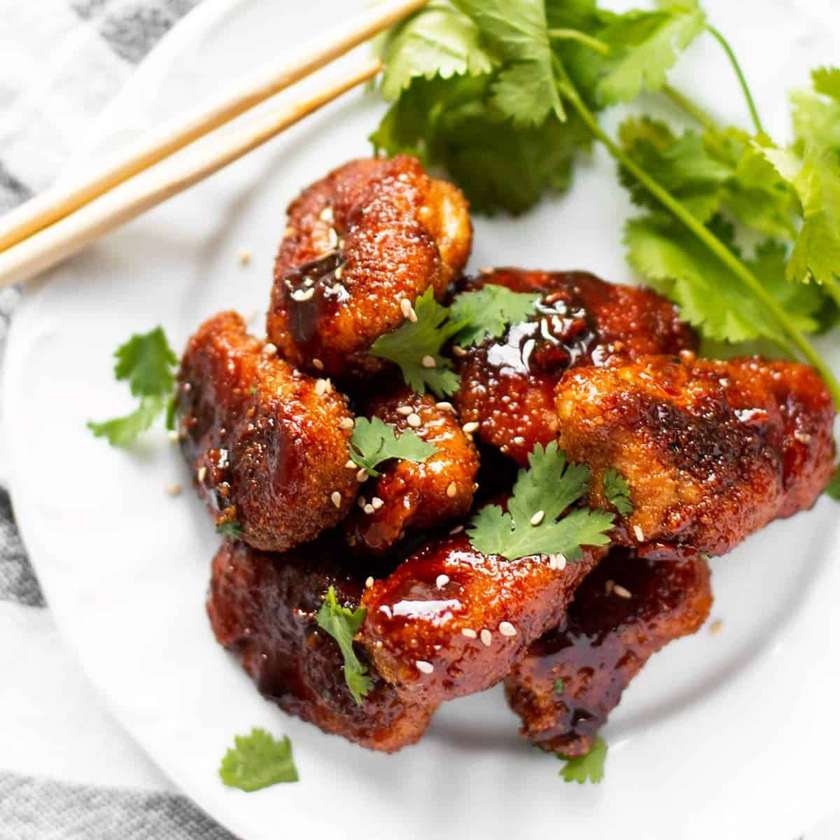 56.Crispy Garlic Chicken