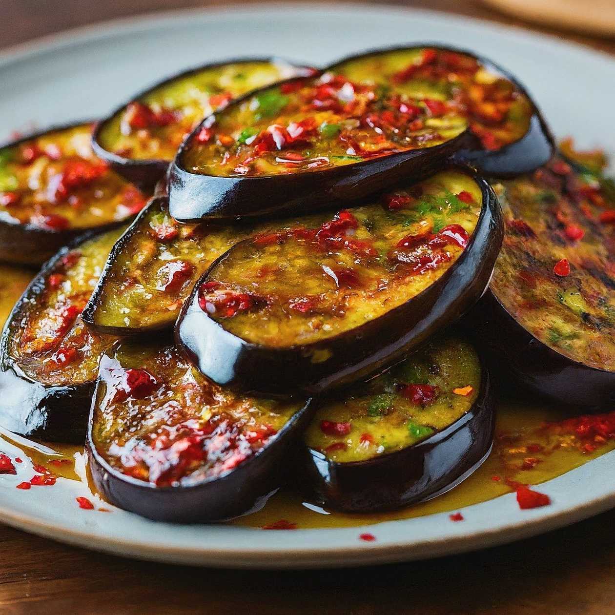 94.Crispy Eggplant Honey Chilli