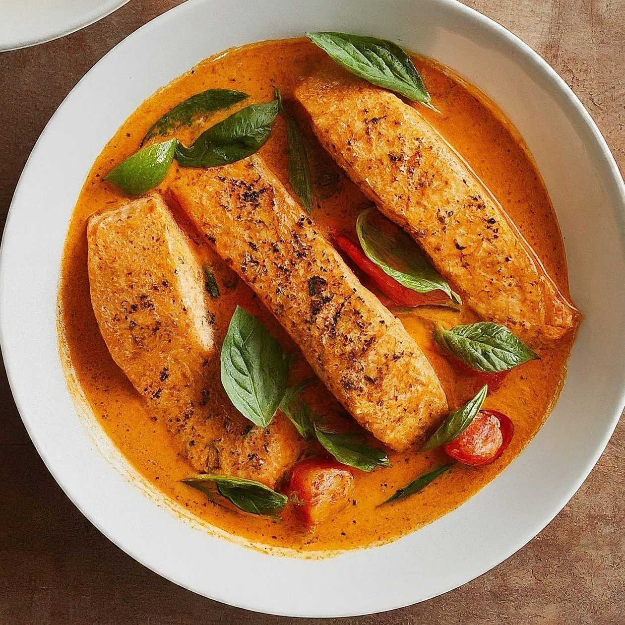 116.Salmon Red Curry