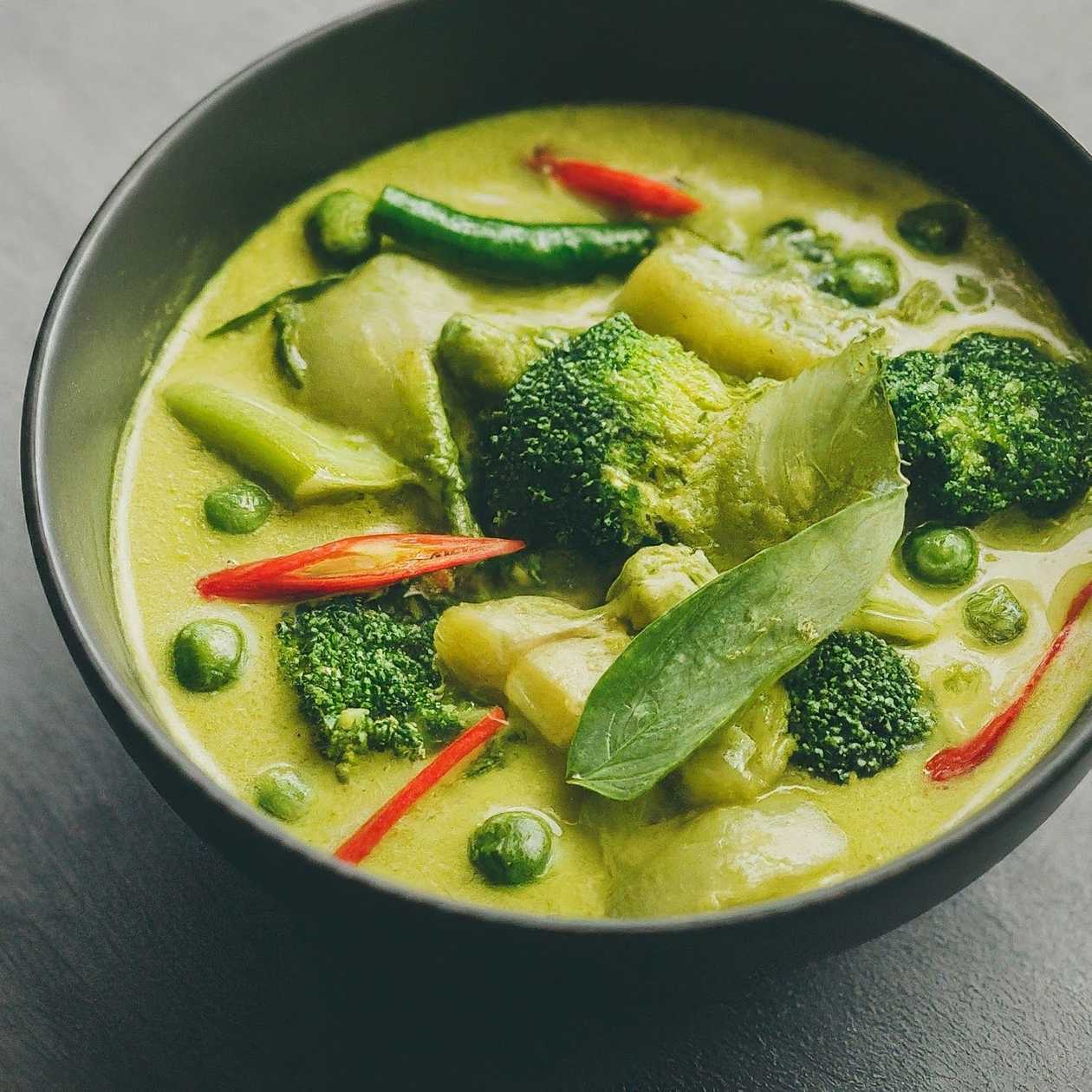 97.Vegetables Green Curry