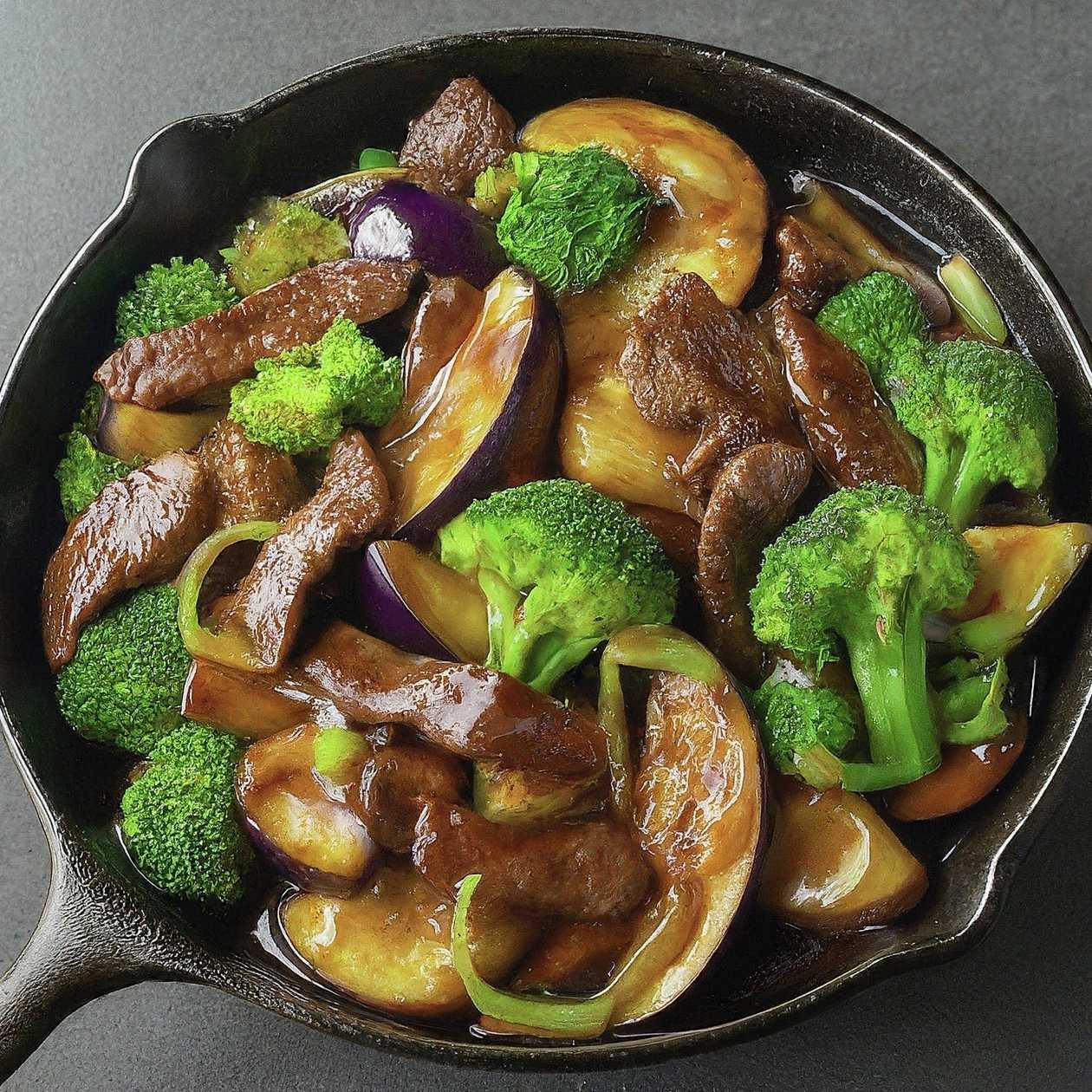 85.Beef eggplant