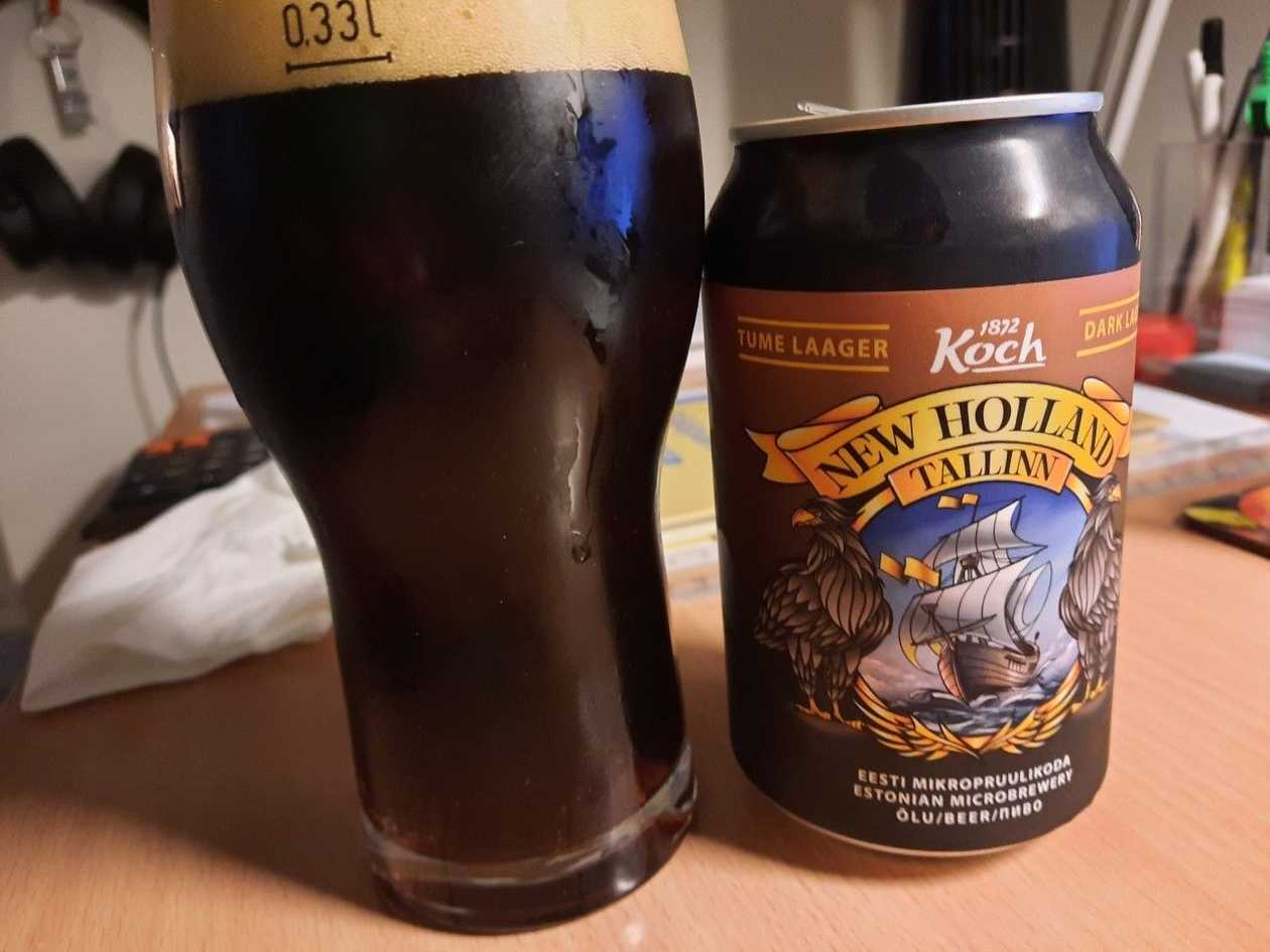 Koch "New Holland" (tume lager 6%) 0,33 l