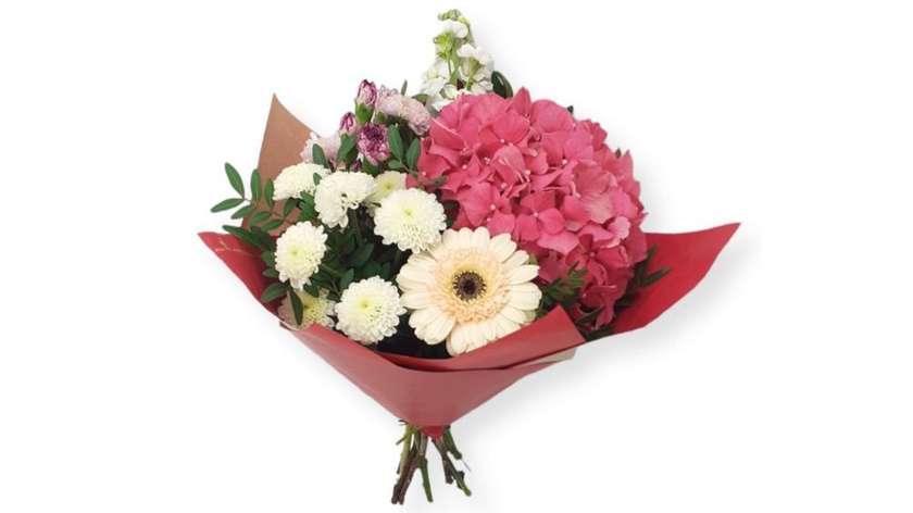 Bouquet with hydrangea