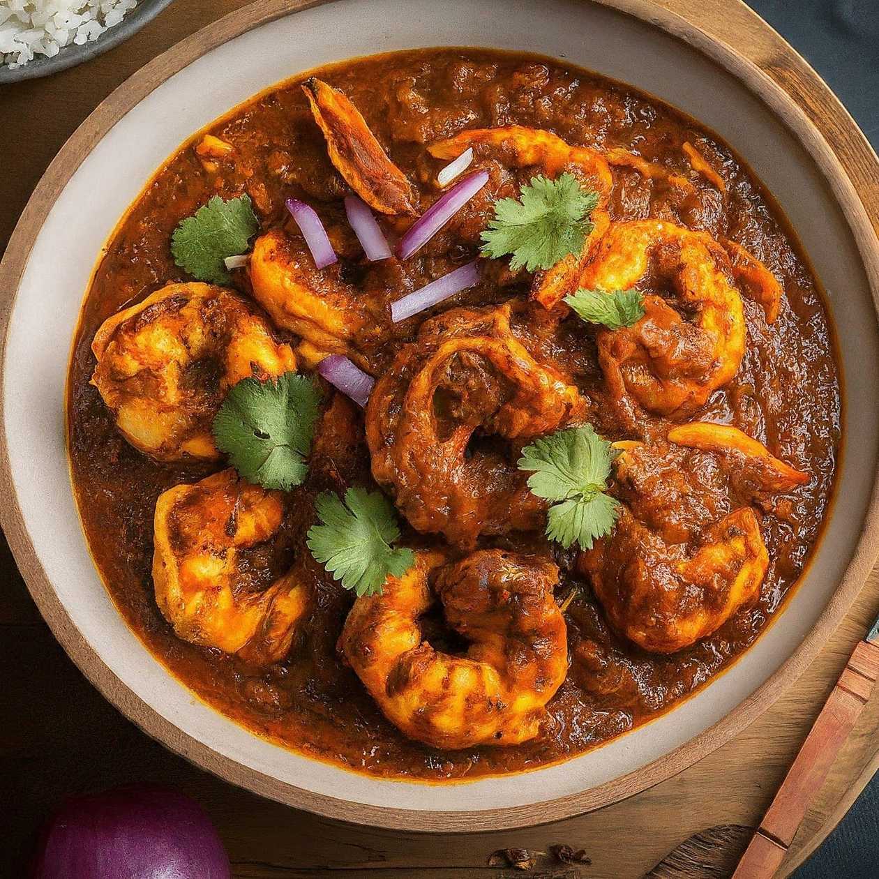 Prawn vindaloo