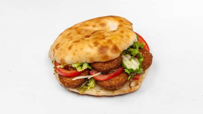 Falafel v žemli