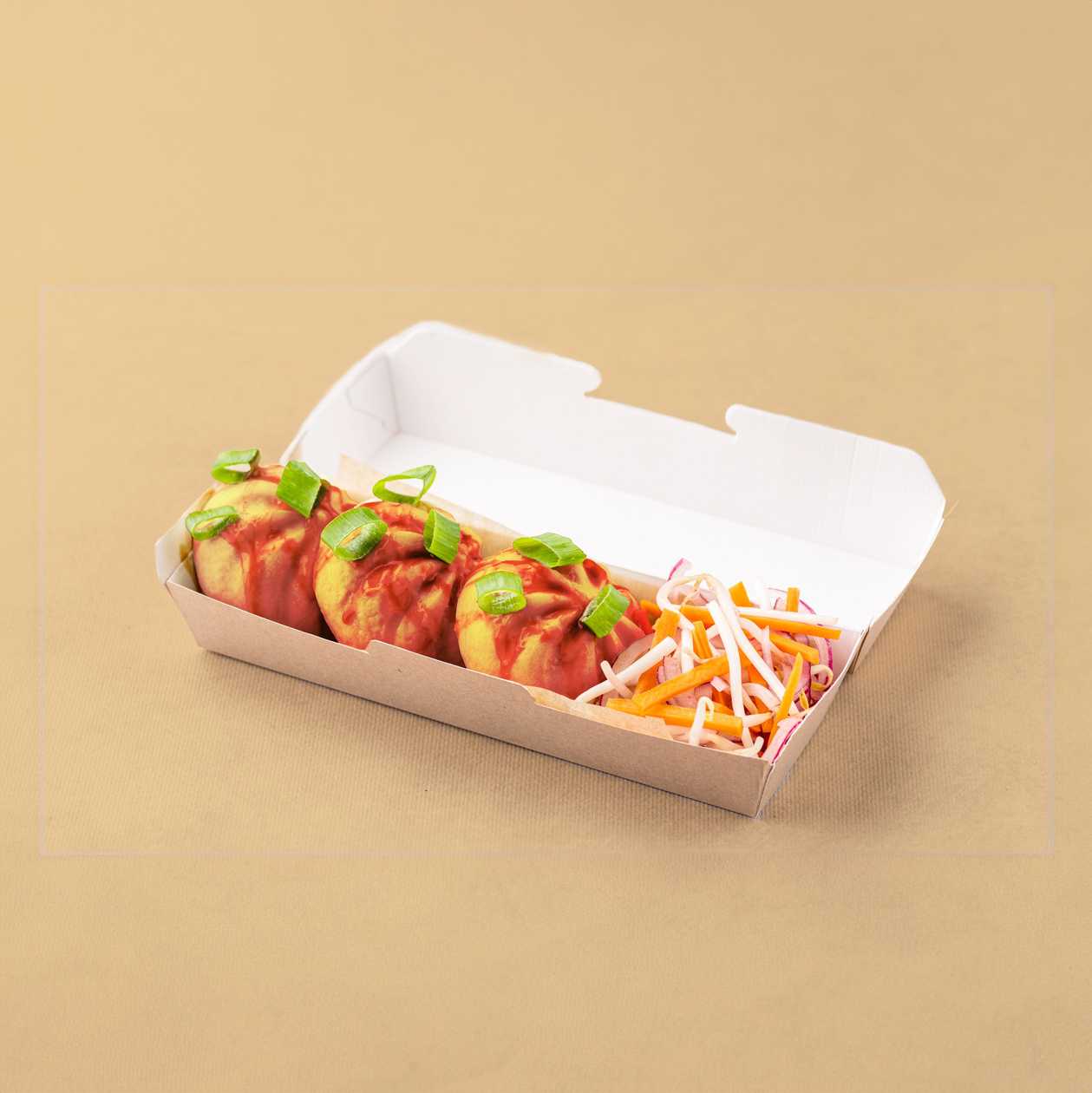 Baozi Z Wieprzowiną Na Parze 3 Szt.