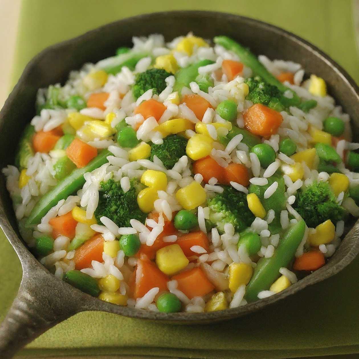 132.Vegetables Rice
