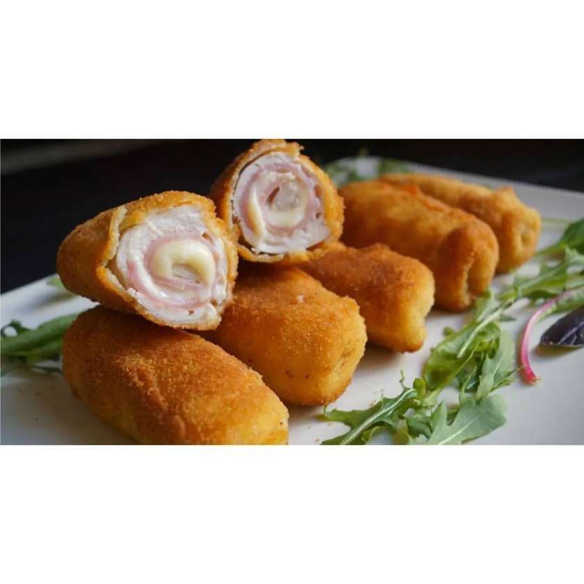 Enroladinho de Queijo e Fiambre