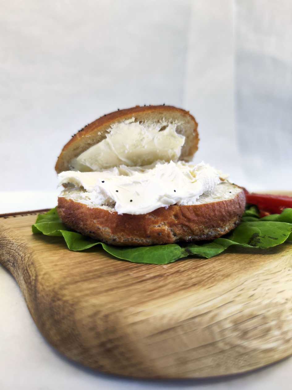 Cream cheese bagel