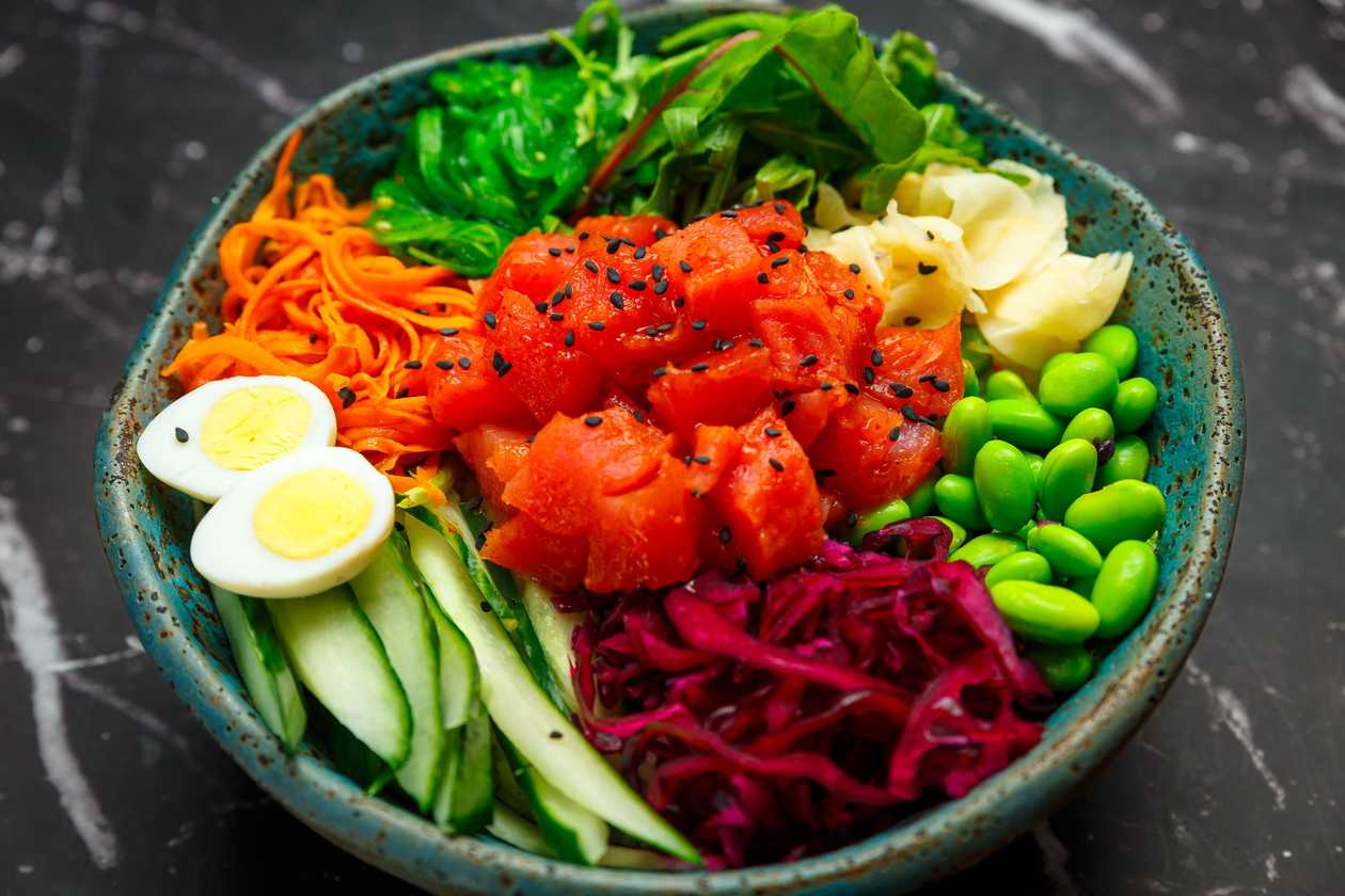 Poke Bowl with tuna