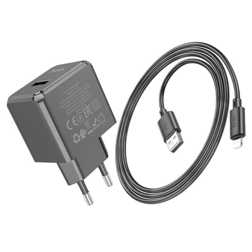 Hoco cs11a for iPhone. charger+cable