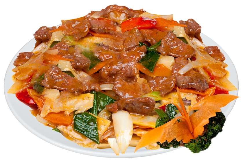 Beef on chilli