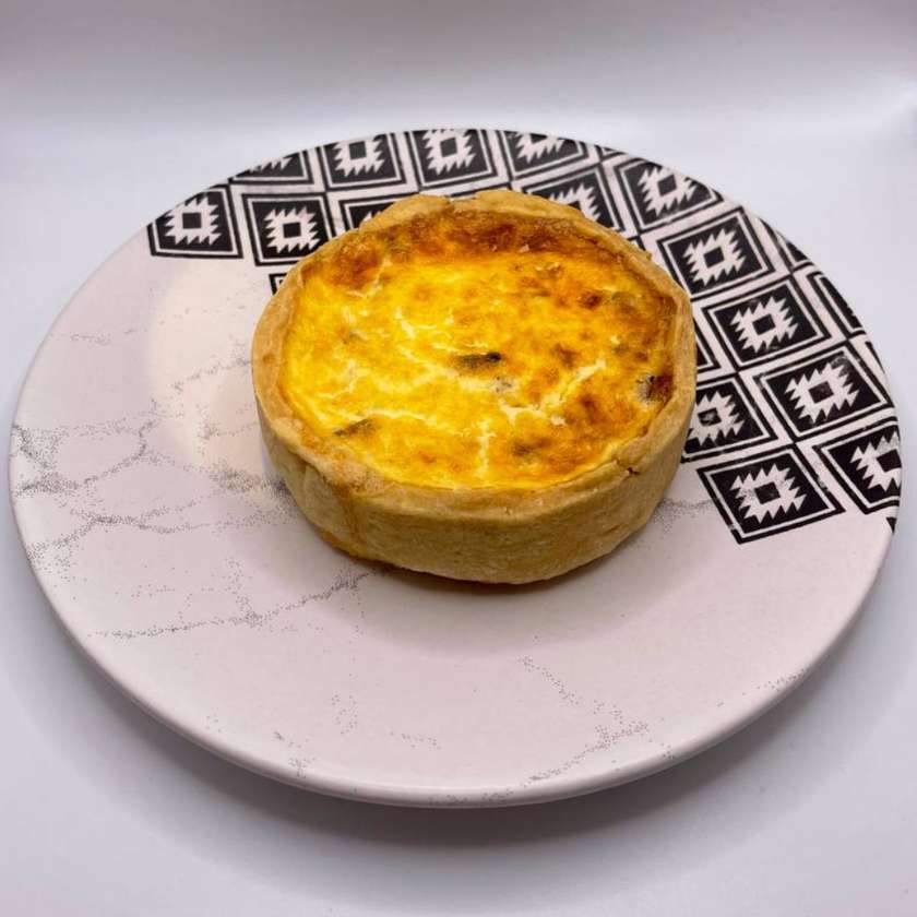 Quiche with chicken