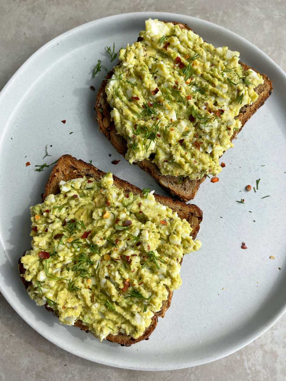 Avocado and Egg Sandwich