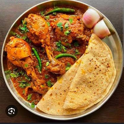 Chapati chicken