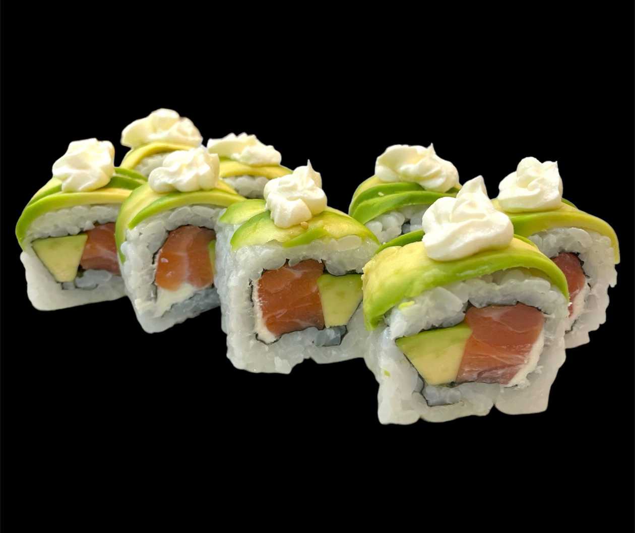 Salmon and Avocado Uramaki