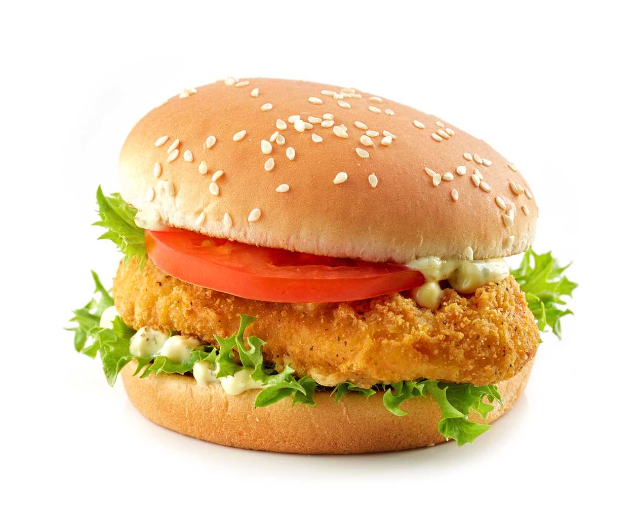 Chicken Burger Menu