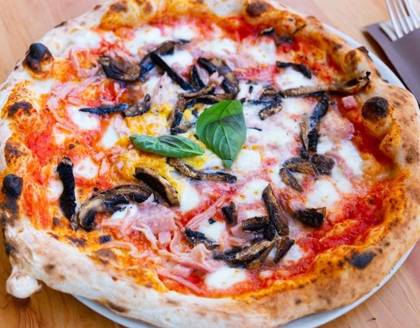 Eggplant Parmigiana Pizza