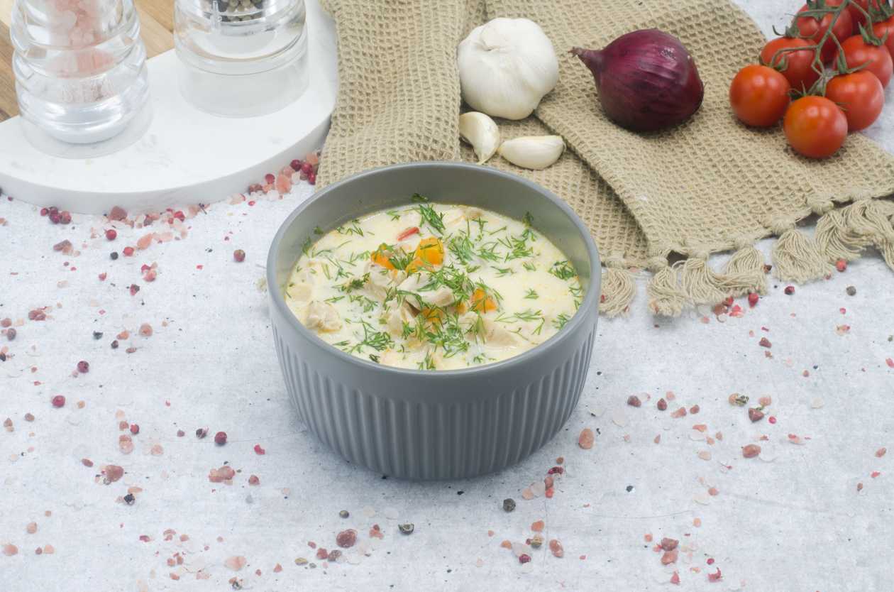 Ciorba de pui a la grec