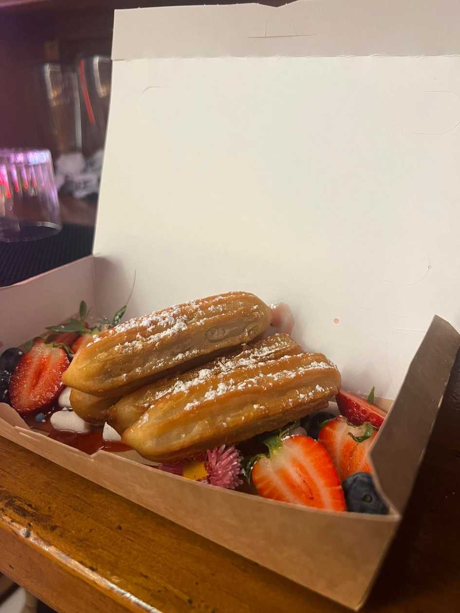 Churros with Chocolate Filling