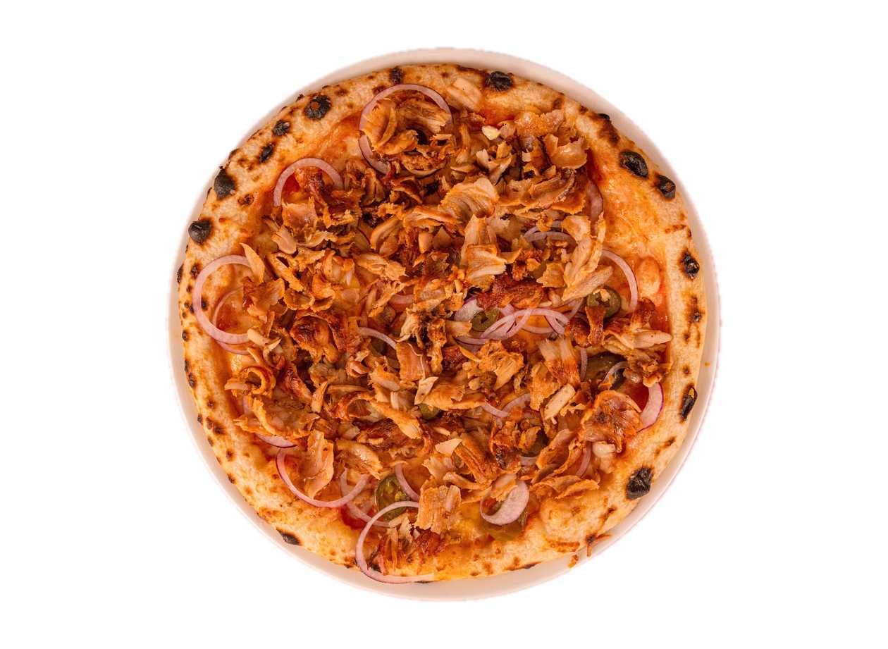 Kebab pizza