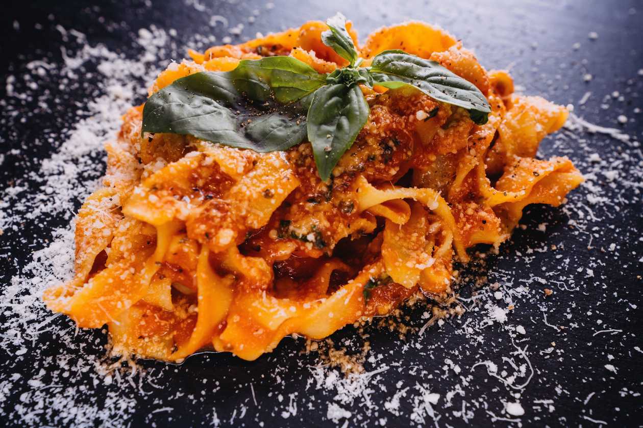 Pomodoro e basilico portie mare