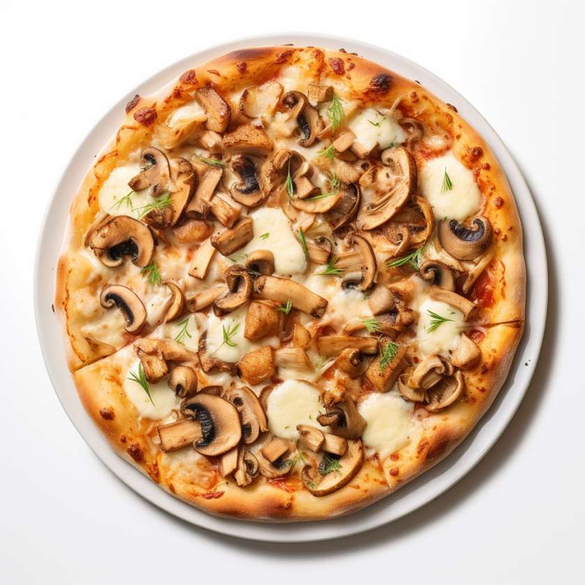 Žampionová pizza
