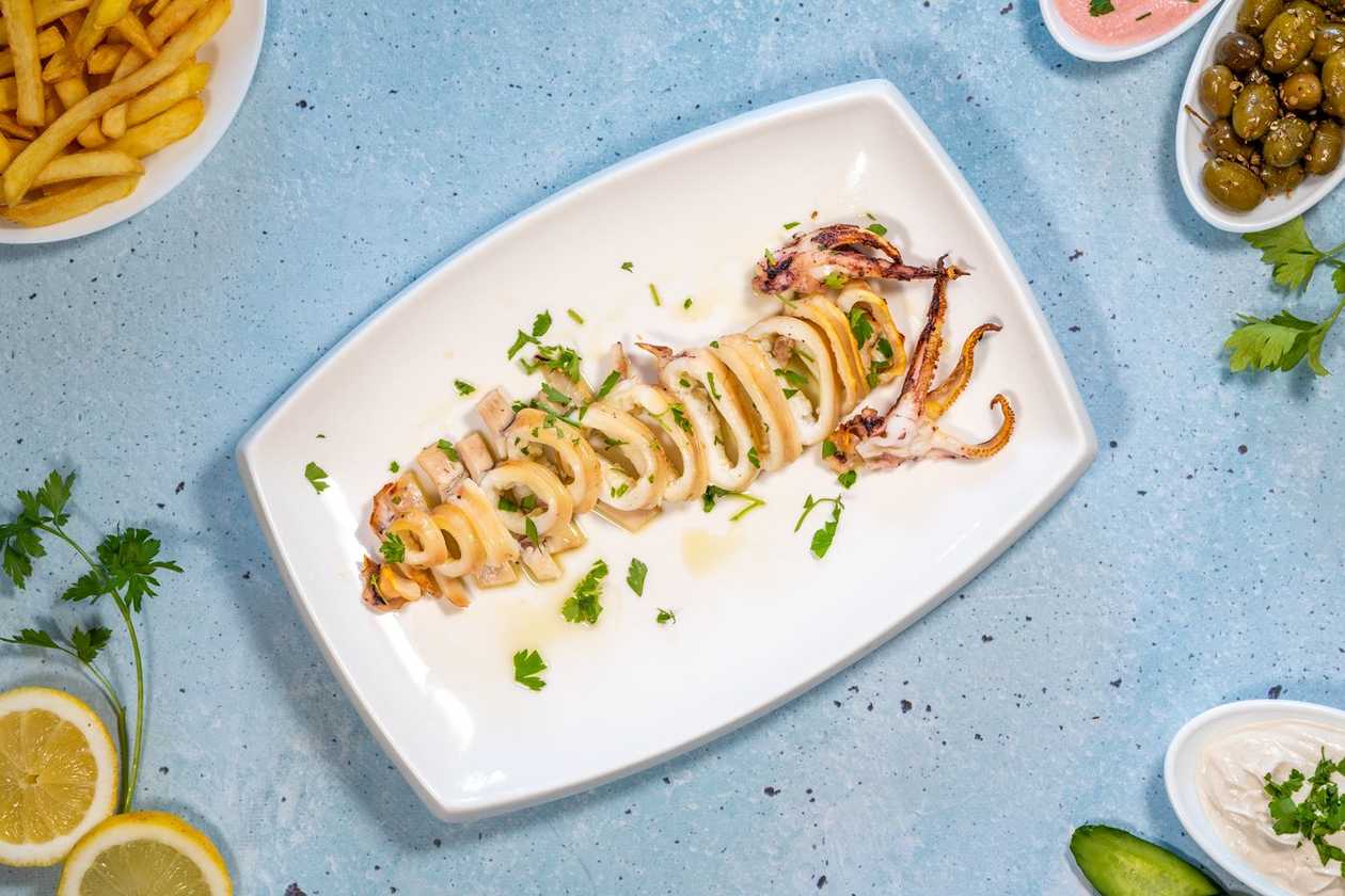 Fresh Grilled Squid