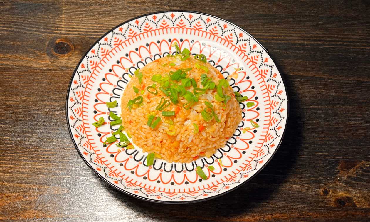 Fried Rice with Soybean Soup