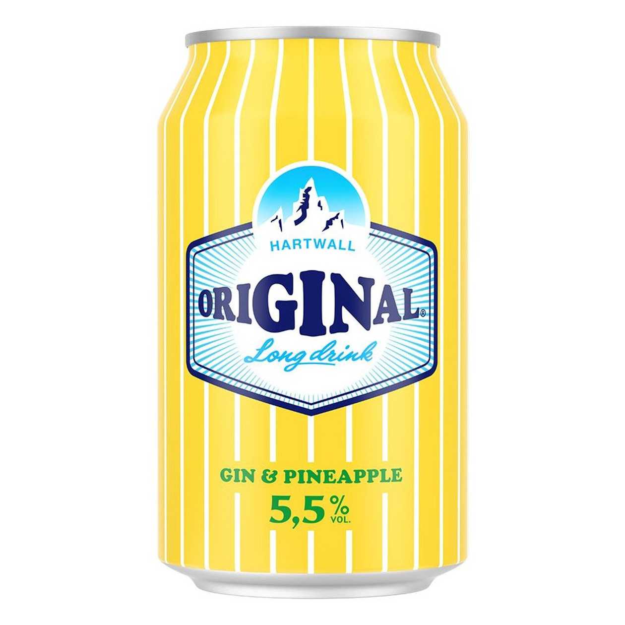 Hartwall Long Drink pineapple 33 cl