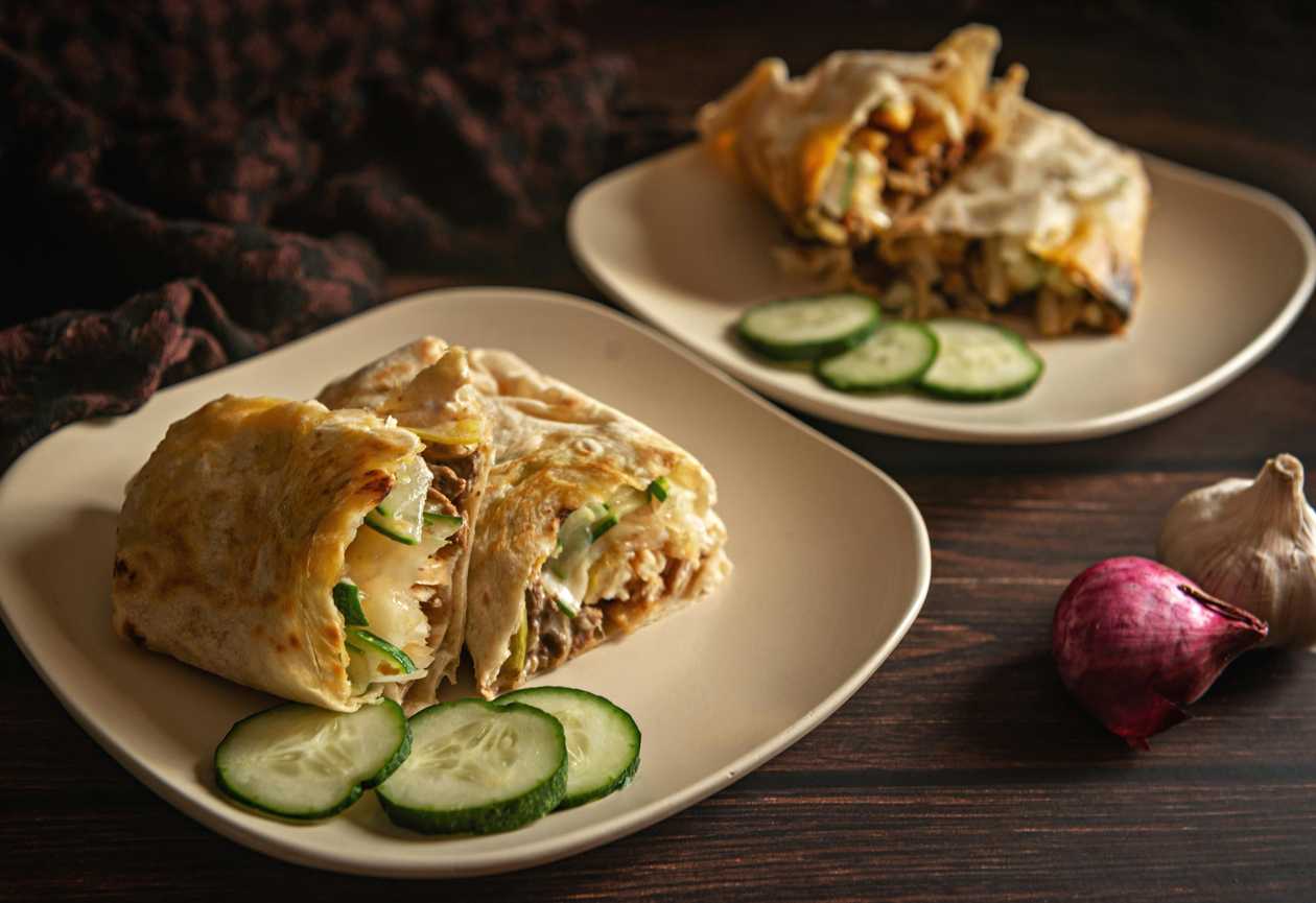 Buy 1 get 1 free hot chilli beef wrap combo