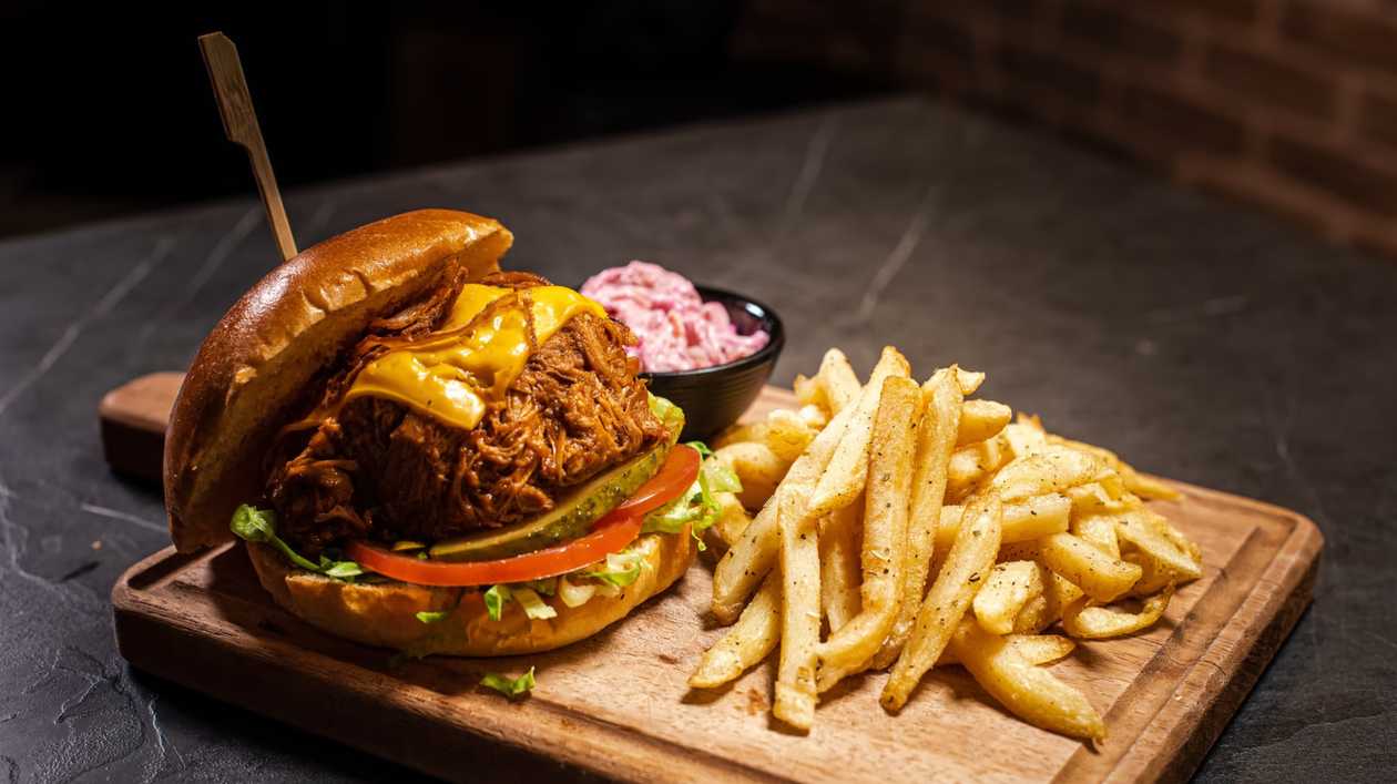 William Letso Pulled Pork Burger