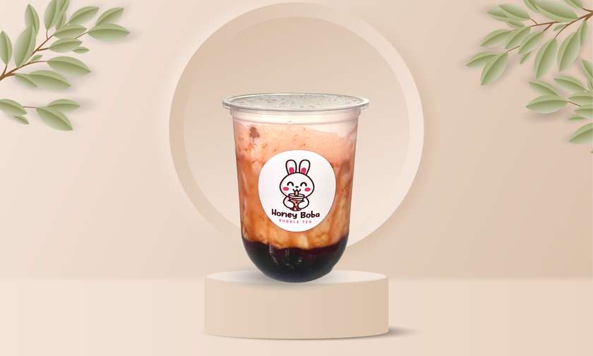 Vanilla & Strawberry yogurt