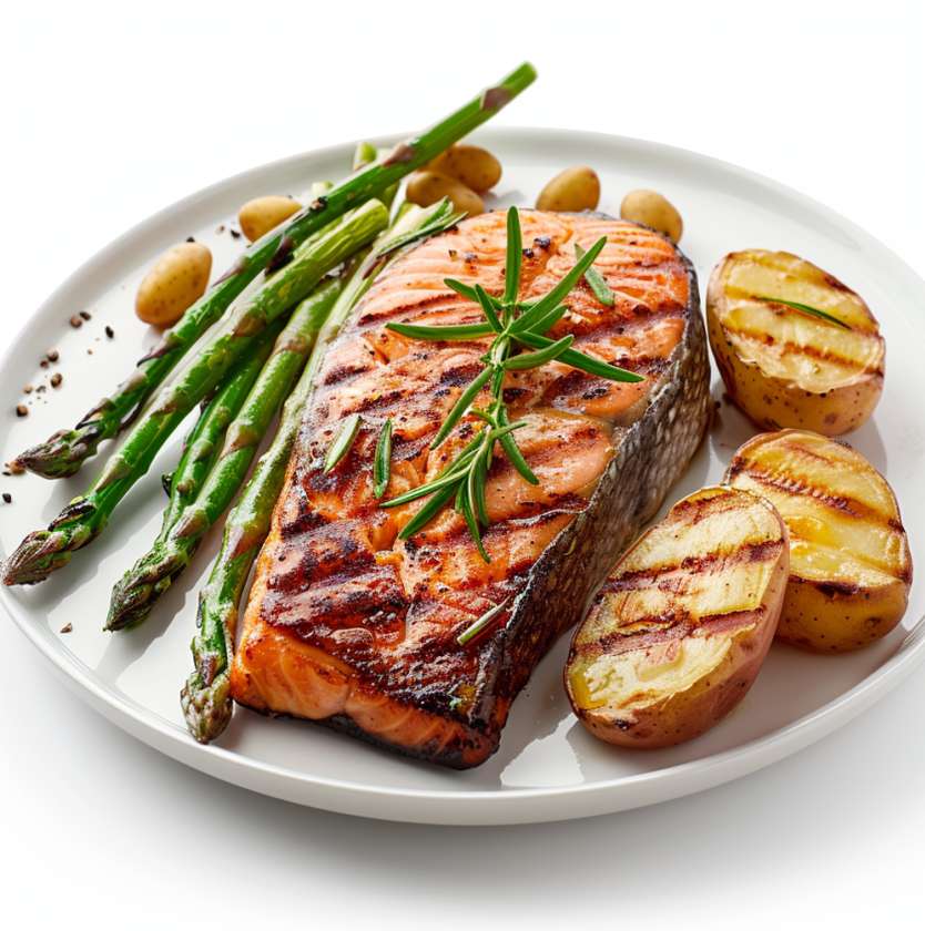 Honey-mustard salmon