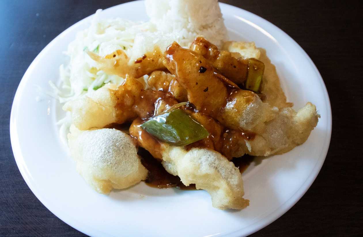 20 Cod in spicy sauce