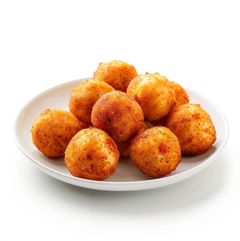Three-cheeses spicy donuts