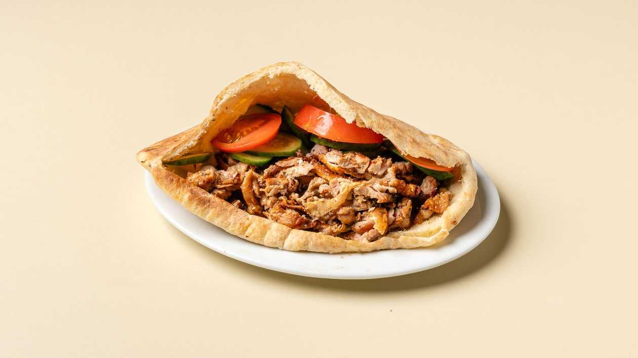 Pork Gyros Cypriot Pita
